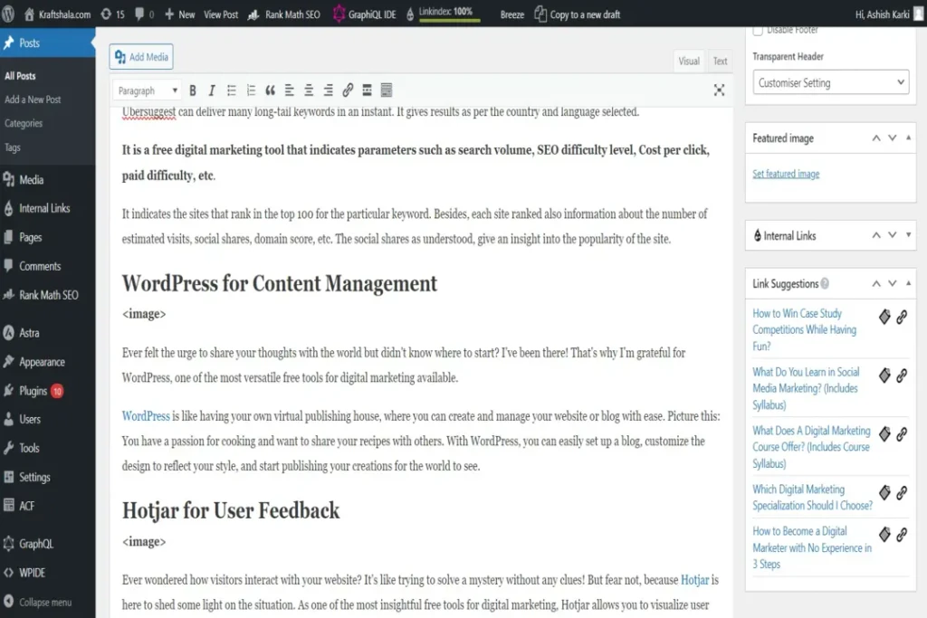 wordpress editor