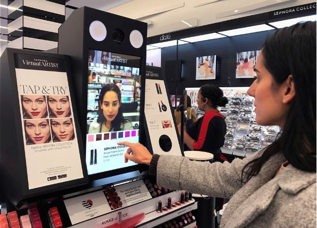 Sephora AI based virtual artist